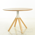 Mesa de comedor de madera maciza de alta calidad de nuevo diseño